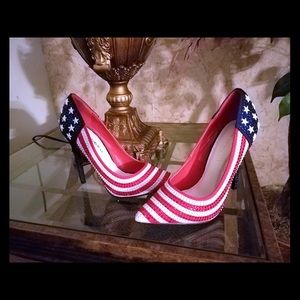 American Flag heels